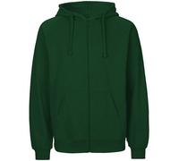 Neutral Herren Bio Kapuzen Sweatjacke O63301 bottle green 3XL