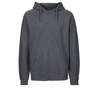 Neutral Herren Bio Kapuzen Sweatjacke O63301 dark heather S