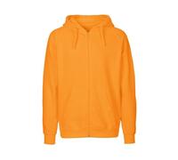 Neutral® Herren Unisex College Hoodie Zoodie Hoody Kapuzenjacke Sweatjacke Okay Orange M