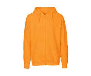Neutral® Herren Unisex College Hoodie Zoodie Hoody Kapuzenjacke Sweatjacke Okay Orange M
