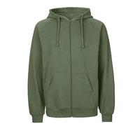 Neutral® Herren Unisex College Hoodie Zoodie Hoody Kapuzenjacke Sweatjacke Oliv S