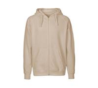 Neutral® Herren Unisex College Hoodie Zoodie Hoody Kapuzenjacke Sweatjacke Sand L