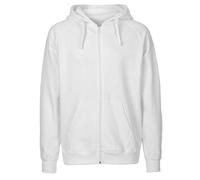 Neutral Herren Bio Kapuzen Sweatjacke O63301 white 3XL