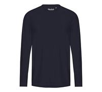 Neutral® Herren / Unisex Langarm T-Shirt Rundhals Recycled Sportshirt Unterziehshirt Blau L