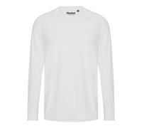 Neutral® Herren / Unisex Langarm T-Shirt Rundhals Recycled Sportshirt Unterziehshirt Weiss 2XL
