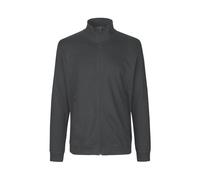 Neutral® Herren Unisex Sweatjacke ohne Kapuze hoher Kragen Charcoal XS