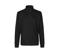 Neutral® Herren Unisex Sweatjacke ohne Kapuze hoher Kragen Schwarz M