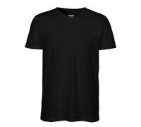 Neutral® Herren Unisex T-Shirt V-Neck von Neutral Bio Baumwolle Schwarz M