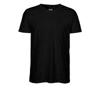 Neutral Herren T-Shirt NE61005 V-Ausschnitt Bio-Baumwolle Schwarz S