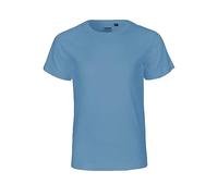 Neutral Kids Short Sleeved T-Shirt, 100% Bio-Baumwolle. Fairtrade, Oeko-Tex und Ecolabel Zertifiziert, Textilfarbe: Indigo, Gr.: 128/134