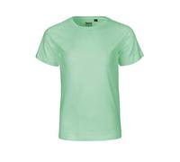 Neutral Kids Short Sleeved T-Shirt, 100% Bio-Baumwolle. Fairtrade, Oeko-Tex und Ecolabel Zertifiziert, Textilfarbe: Mint, Gr.: 104/110