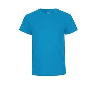 Neutral Kids Short Sleeved T-Shirt, 100% Bio-Baumwolle. Fairtrade, Oeko-Tex und Ecolabel Zertifiziert, Textilfarbe: saphirblau, Gr.: 152/158