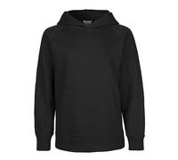 Neutral® Kinder Collegehoody Kapuzenpullover Kapuzenpulli Sweatshirt Schwarz 140/146