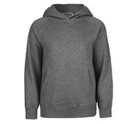 Neutral Kinder Kapuzen-Sweatshirt aus Bio-Fairtrade-Baumwolle - Dunkel meliert | 104/110