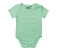Neutral Kurzärmeliger Baby-Body aus Bio-Fairtrade-Baumwolle - Dusty mint | 86