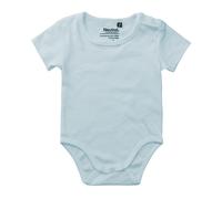 Neutral Kurzärmeliger Baby-Body aus Bio-Fairtrade-Baumwolle - Hellblau | 62