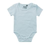 Neutral Kurzärmeliger Baby-Body aus Bio-Fairtrade-Baumwolle - Hellblau | 86