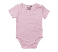 Neutral Kurzärmeliger Baby-Body aus Bio-Fairtrade-Baumwolle - Hellrosa | 74