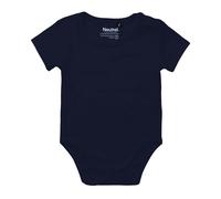 Neutral Kurzärmeliger Baby-Body aus Bio-Fairtrade-Baumwolle - Marineblau | 86