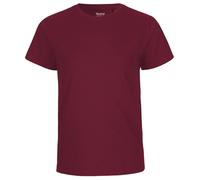 Neutral Kurzärmliges Kinder T-Shirt aus Bio-Fairtrade-Baumwolle - Bordeaux | 116/122
