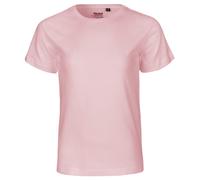 Neutral Kurzärmliges Kinder T-Shirt aus Bio-Fairtrade-Baumwolle - Hellrosa | 92/98