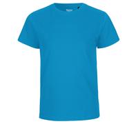 Neutral Kurzärmliges Kinder T-Shirt aus Bio-Fairtrade-Baumwolle - Saphirblau | 116/122