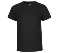 Neutral Kurzärmliges Kinder T-Shirt aus Bio-Fairtrade-Baumwolle - Schwarz | 128/134
