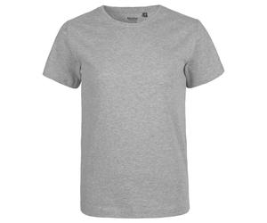 Neutral Kurzärmliges Kinder T-Shirt aus Bio-Fairtrade-Baumwolle - Sport grau | 152/158