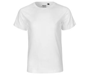 Neutral Kurzärmliges Kinder T-Shirt aus Bio-Fairtrade-Baumwolle - Weiß | 92/98