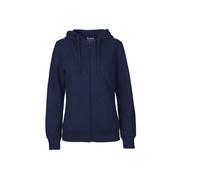 NEUTRAL LADIES HOODIE WITH ZIP XS NAVY