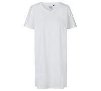 Neutral Damen T-Shirt NE81020 – extra lang, Bio‑Fairtrade‑Baumwolle – Weiß M