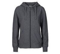 Neutral Certified Responsibility Damen Bio-Kapuzen-Sweatjacke O83301 Dunkelgrau Melange XL
