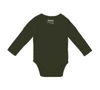 Neutral Langärmeliger Baby-Body aus Bio-Fairtrade-Baumwolle - Military | 68