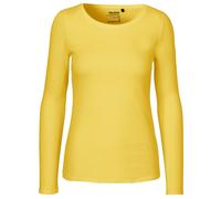 Neutral Langärmeliges Damen T-Shirt aus Bio-Fairtrade-Baumwolle - Gelb | XL