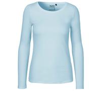 Neutral Langärmeliges Damen T-Shirt aus Bio-Fairtrade-Baumwolle - Hellblau | L