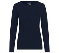 Neutral Langärmeliges Damen T-Shirt aus Bio-Fairtrade-Baumwolle - Marineblau | S