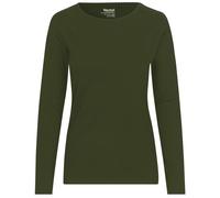 Neutral Langärmeliges Damen T-Shirt aus Bio-Fairtrade-Baumwolle - Military | 2XL