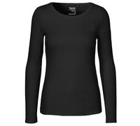 Neutral Langärmeliges Damen T-Shirt aus Bio-Fairtrade-Baumwolle - Schwarz | S