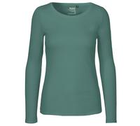 Neutral Langärmeliges Damen T-Shirt aus Bio-Fairtrade-Baumwolle - Teal | XS