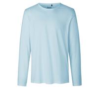 Neutral Langärmeliges Herren T-Shirt aus Bio-Fairtrade-Baumwolle - Hellblau | 3XL