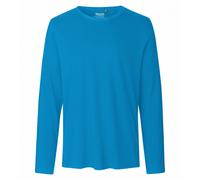 Neutral Langärmeliges Herren T-Shirt aus Bio-Fairtrade-Baumwolle - Saphirblau | 3XL