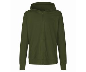 Neutral Leichte Zip-Sweatshirt aus organischer Fairtrade-Baumwolle - Military | 2XL