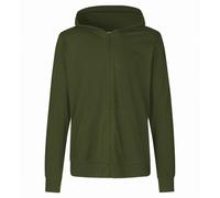Neutral Leichte Zip-Sweatshirt aus organischer Fairtrade-Baumwolle - Military | XS