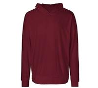 Neutral® Leichter Herren Unisex College Hoodie Hoody Kapuzenpullover Kapuzenpulli Bordeaux XS