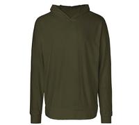 Neutral® Leichter Herren Unisex College Hoodie Hoody Kapuzenpullover Kapuzenpulli Military Oliv 3XL