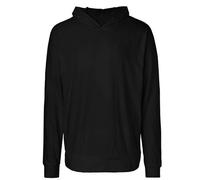 Neutral® Leichter Herren Unisex College Hoodie Hoody Kapuzenpullover Kapuzenpulli Schwarz M