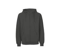 NEUTRAL MENS HOODIE WITH ZIP S CHARCOAL