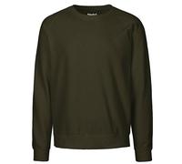 Neutral Sweatshirt aus organischer Fairtrade-Baumwolle - Military | XS