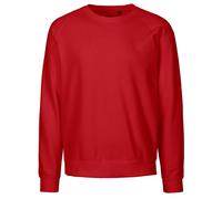 Neutral Sweatshirt aus organischer Fairtrade-Baumwolle - Rot | XL