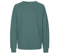 Neutral Sweatshirt aus organischer Fairtrade-Baumwolle - Teal | S